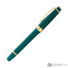 Cross Bailey Light Fountain Pen in Glossy Green Resin with Gold Trim Fountain Pen