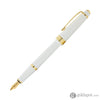 Cross Bailey Light Fountain Pen in Glossy White Resin with Gold Trim Fountain Pen