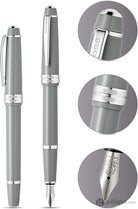 Cross Bailey Light Fountain Pen in Polished Gray Resin Fountain Pen
