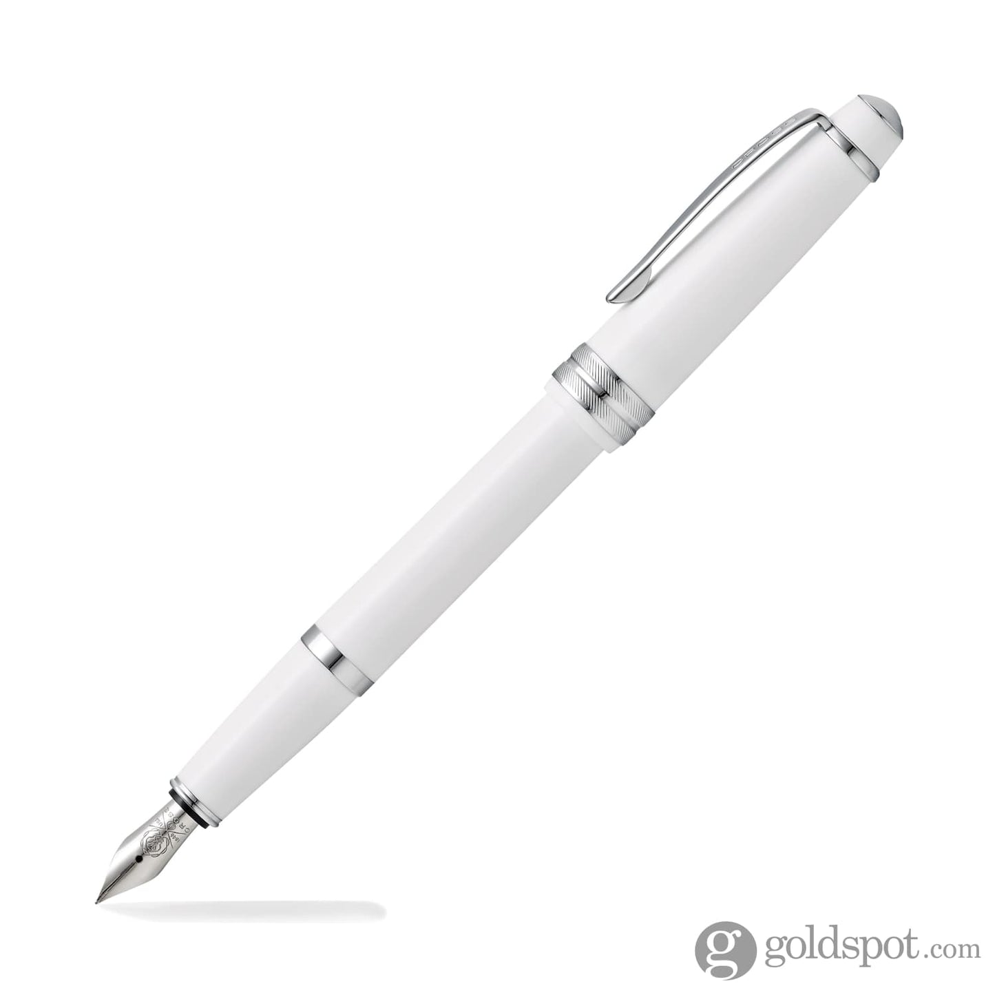 Cross Bailey Light Fountain Pen in Polished White Resin Lead Refill