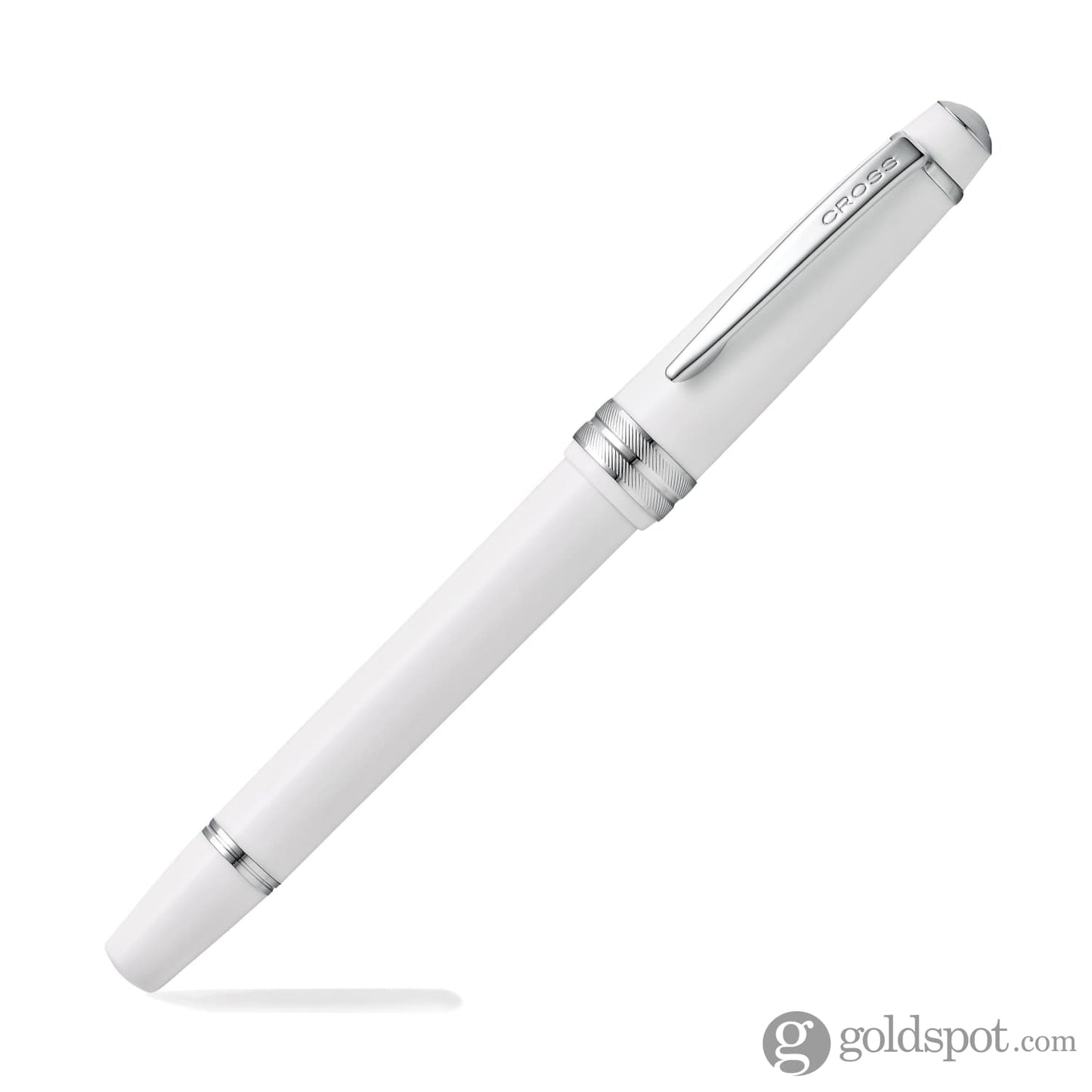 Cross Bailey Light Fountain Pen in Polished White Resin Lead Refill