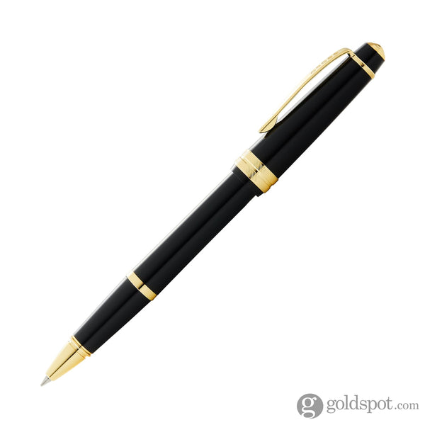 Cross Bailey Light Rollerball Pen in Glossy Black Resin with Gold Trim Rollerball Pen
