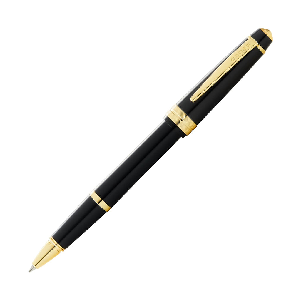 Cross Bailey Light Rollerball Pen in Glossy Black Resin with Gold Trim Rollerball Pen