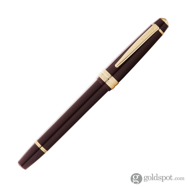Cross Bailey Light Rollerball Pen in Glossy Burgundy Resin with Gold Trim Rollerball Pen