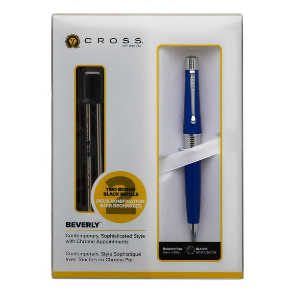 Cross Beverly Ballpoint Pen in Blue Ballpoint Pen