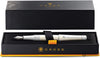 Cross Beverly Fountain Pen in Pearlescent White Lacquer - Medium Point Fountain Pen