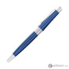 Cross Beverly Fountain Pen in Transparent Blue Lacquer - Medium Point Fountain Pen
