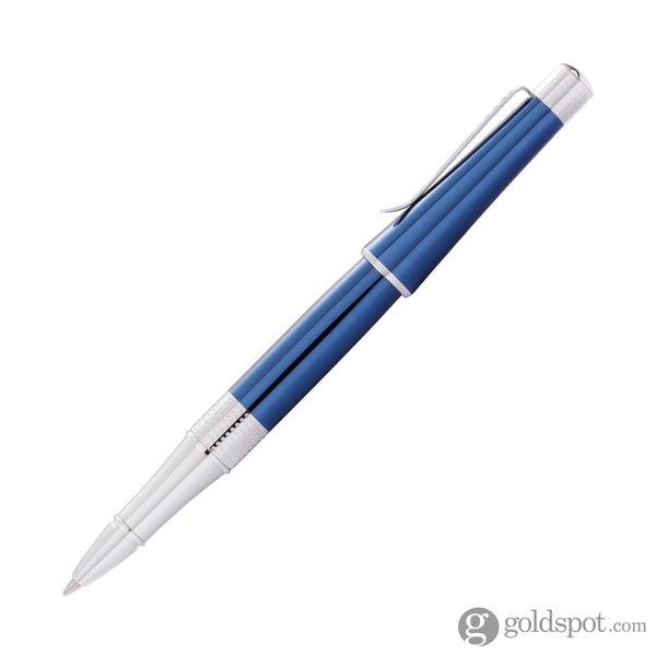 Cross Beverly Rollerball Pen in Translucent Blue Lacquer Rollerball Pen