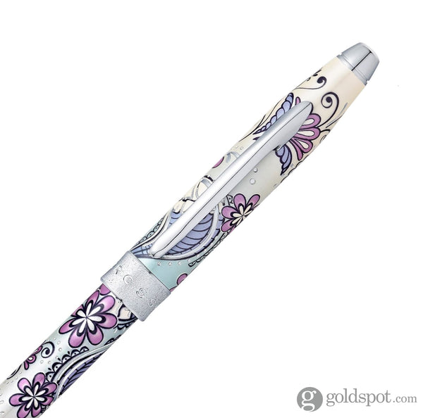 Cross Century II Rollerball Pen in Botanica Purple Orchid with Chrome Trim Rollerball Pen