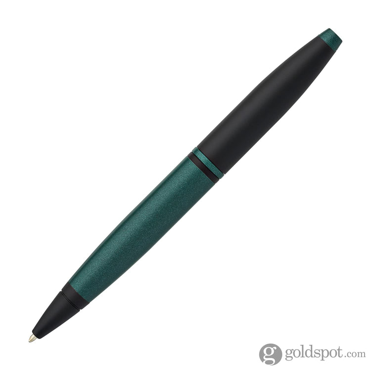 Cross Calais Ballpoint Pen in Matte Green Lacquer with Black Trim Ballpoint Pen