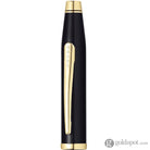 Cross Century II Ballpoint Pen in Black Lacquer with 23K Gold Trim Ballpoint Pen