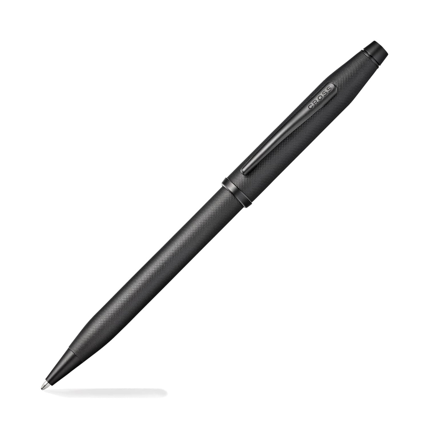 Cross Century Ii Ballpoint Pen In Black Micro Knurl With Black Trim Goldspot Pens