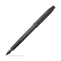 Cross Century II Fountain Pen in Black Micro Knurl with Black Trim