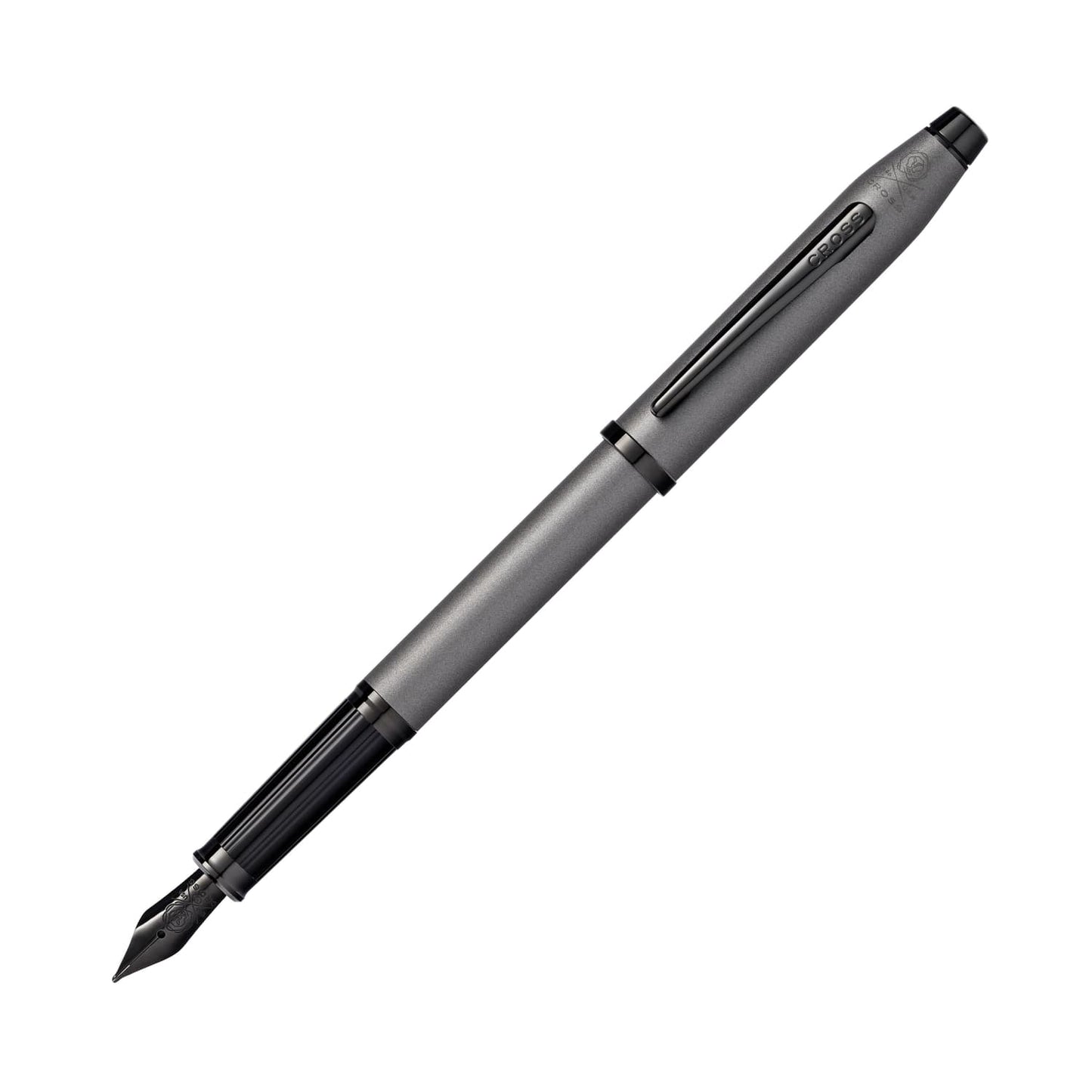 Cross Century II Fountain Pen in Gunmetal Gray with Black Trim Fountain Pen