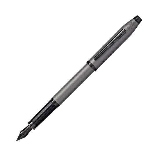 Cross Century II Fountain Pen in Gunmetal Gray with Black Trim