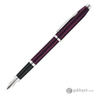 Cross Century II Fountain Pen in Translucent Plum Lacquer with Silver Trim Fountain Pen