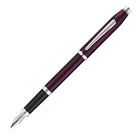 Cross Century II Fountain Pen in Translucent Plum Lacquer with Silver Trim Fountain Pen
