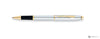 Cross Century II Medalist Selectip Rollerball Pen in Chrome with Gold Trim Rollerball Pen