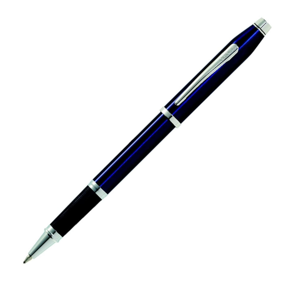 Cross Century II Selectip Rollerball Pen in Blue Lacquer & Rhodium Pla ...