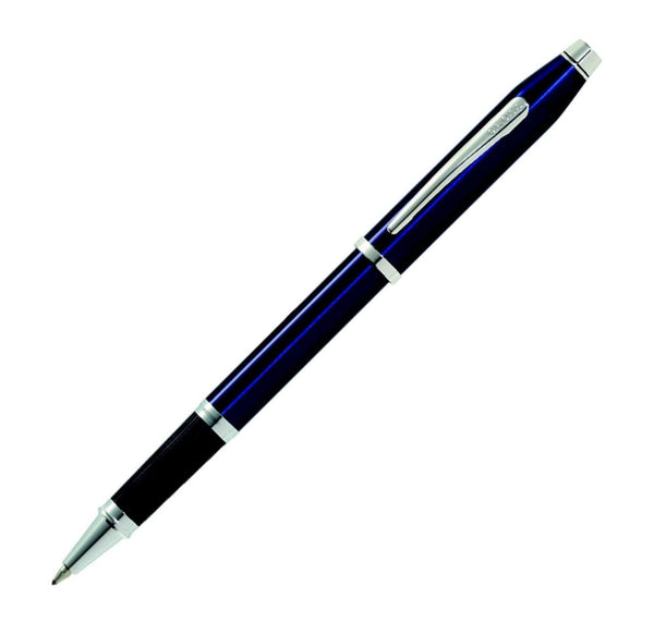Cross Century II Selectip Rollerball Pen in Blue Lacquer & Rhodium Plated Trim Rollerball Pen