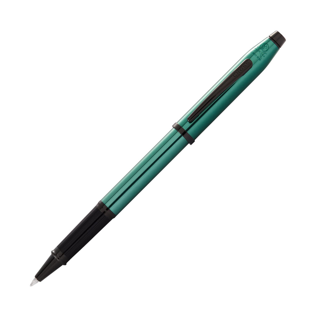 Cross Century II Selectip Rollerball Pen in Translucent Green Lacquer with Polished Black PVD Trim Rollerball Pen