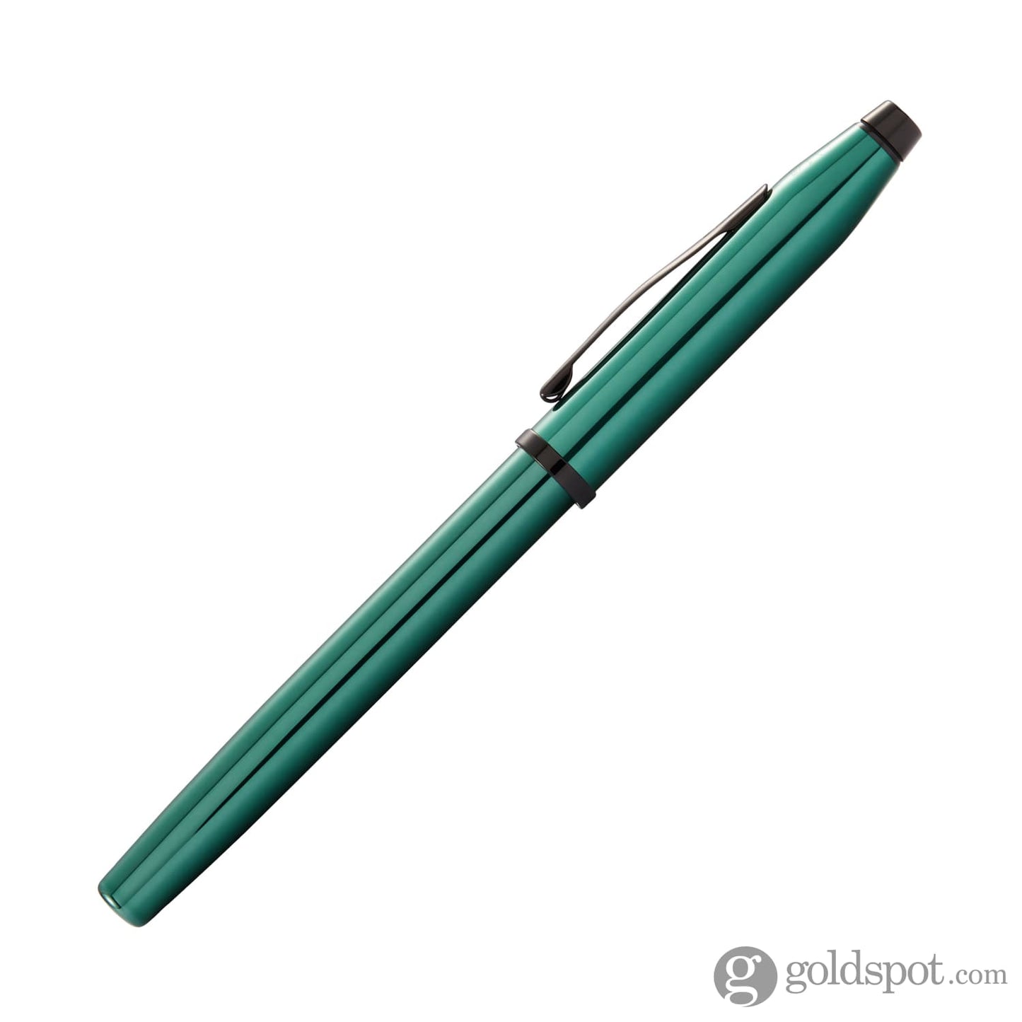 Cross Century II Selectip Rollerball Pen in Translucent Green Lacquer with Polished Black PVD Trim Rollerball Pen