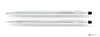 Cross Classic Century Ballpoint Pen & 0.7mm Mechanical Pencil Set in Lustrous Chrome Pen and Pencil Set