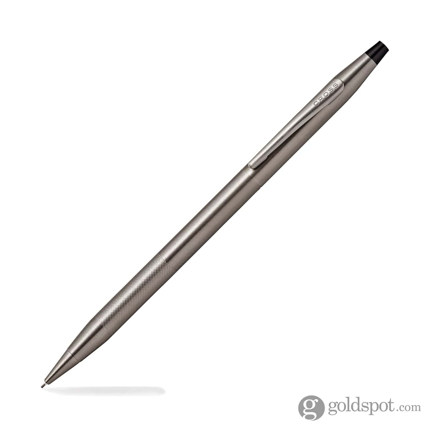 Cross Classic Century Ballpoint Pen & 0.7mm Mechanical Pencil Set in Titanium Gray with Micro Knurl Grip Gift Set