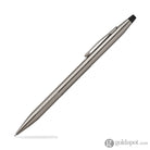 Cross Classic Century Ballpoint Pen & 0.7mm Mechanical Pencil Set in Titanium Gray with Micro Knurl Grip Gift Set