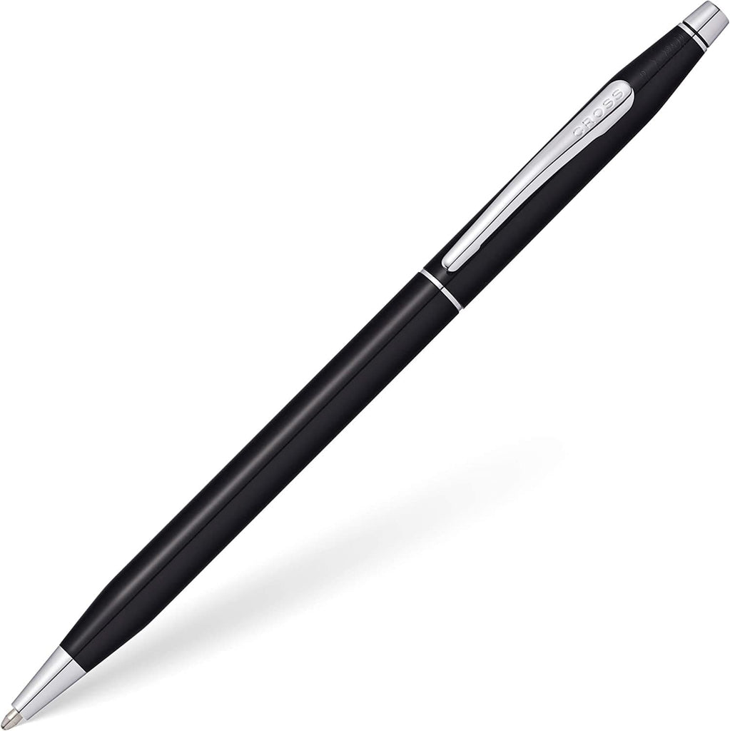Cross Classic Century Ballpoint Pen in Black Lacquer with Chrome Trim Ballpoint Pen