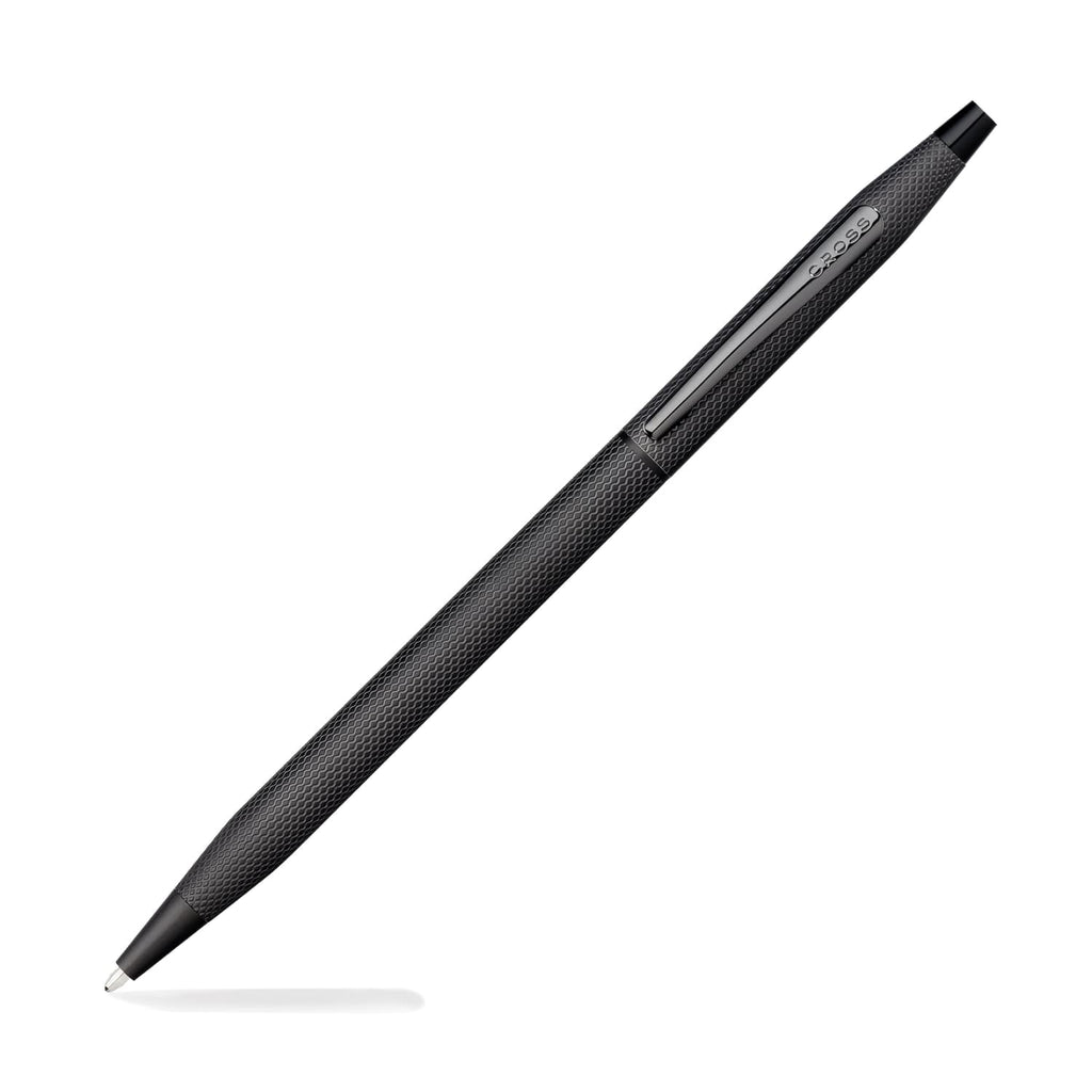Cross Classic Century Ballpoint Pen in Brushed Black PVD with Diamond Engraving Pen