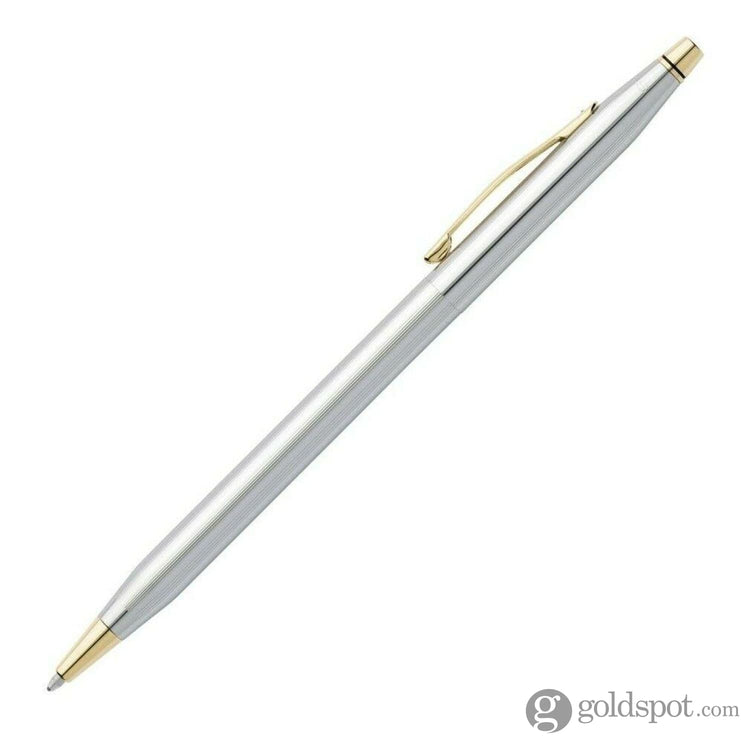 Cross Classic Century Ballpoint Pen in Medalist Chrome with Gold Trim Ballpoint Pen