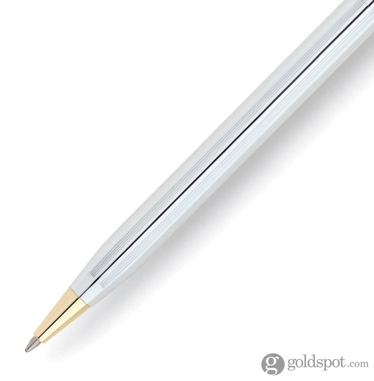 Cross Classic Century Ballpoint Pen in Medalist Chrome with Gold Trim Ballpoint Pen