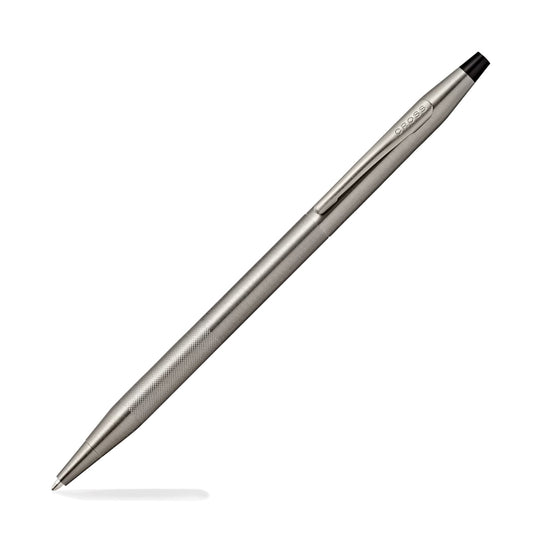 Cross Classic Century Ballpoint Pen in Titanium Gray with Micro Knurl Grip