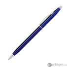 Cross Classic Century Ballpoint Pen in Translucent Blue Lacquer with Chrome Trim Ballpoint Pen
