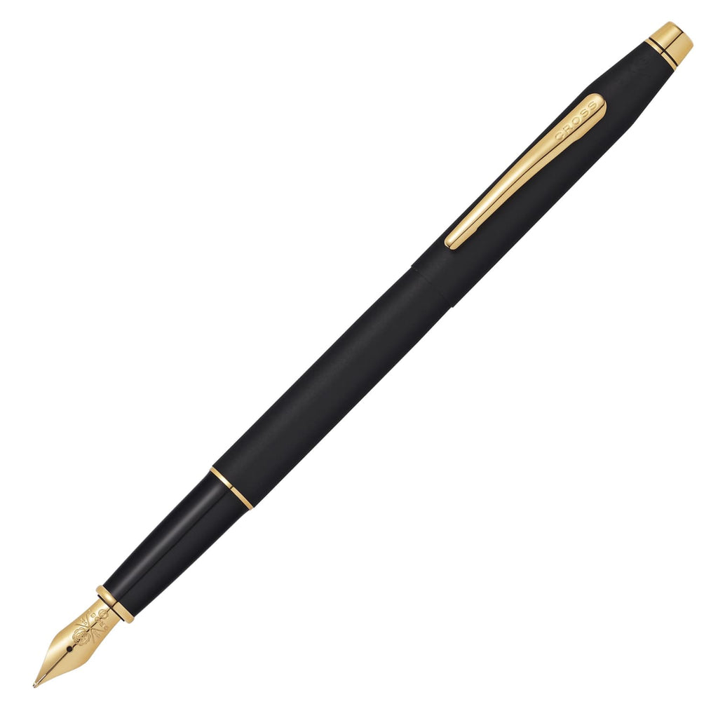 Cross Classic Century Fountain Pen in Classic Black with Gold Trim Fountain Pen