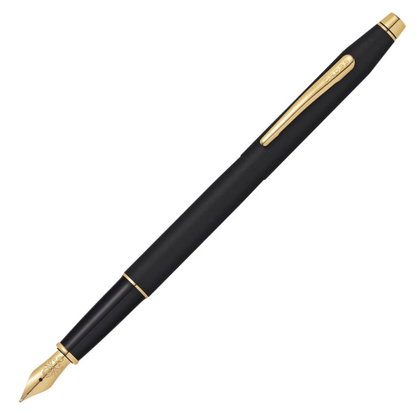 Cross Classic Century Fountain Pen in Classic Black with Gold Trim Fountain Pen