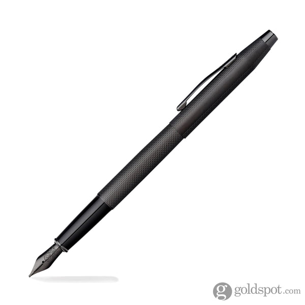 Cross Classic Century Fountain Pen in Brushed Black PVD with Diamond Engraving Fountain Pen