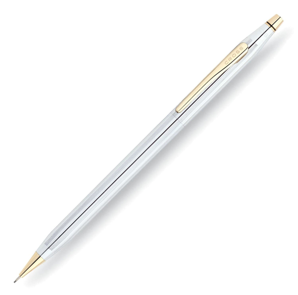 Cross Classic Century Medalist Mechanical Pencil in Chrome with Gold Trim - .7mm Mechanical Pencil