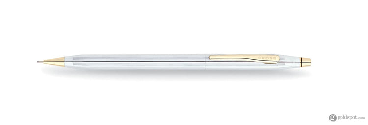 Cross Classic Century Medalist Mechanical Pencil in Chrome with Gold Trim - .7mm Mechanical Pencil