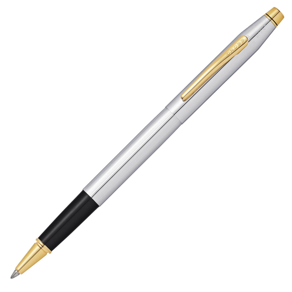Cross Classic Century Rollerball Pen in Medalist Chrome with Gold Trim Rollerball Pen