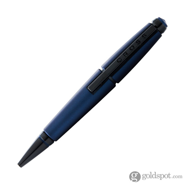 Cross Edge Capless Rollerball Pen in Matte Blue with Black PVD Trim Rollerball Pen