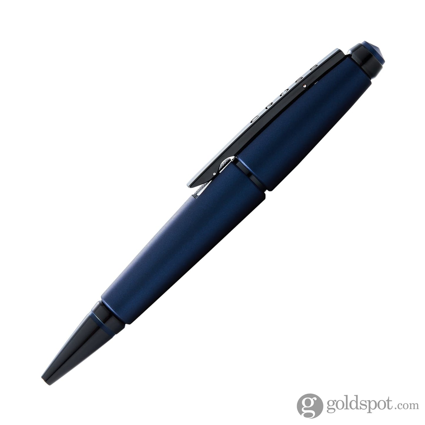 Cross Edge Capless Rollerball Pen in Matte Blue with Black PVD Trim Rollerball Pen
