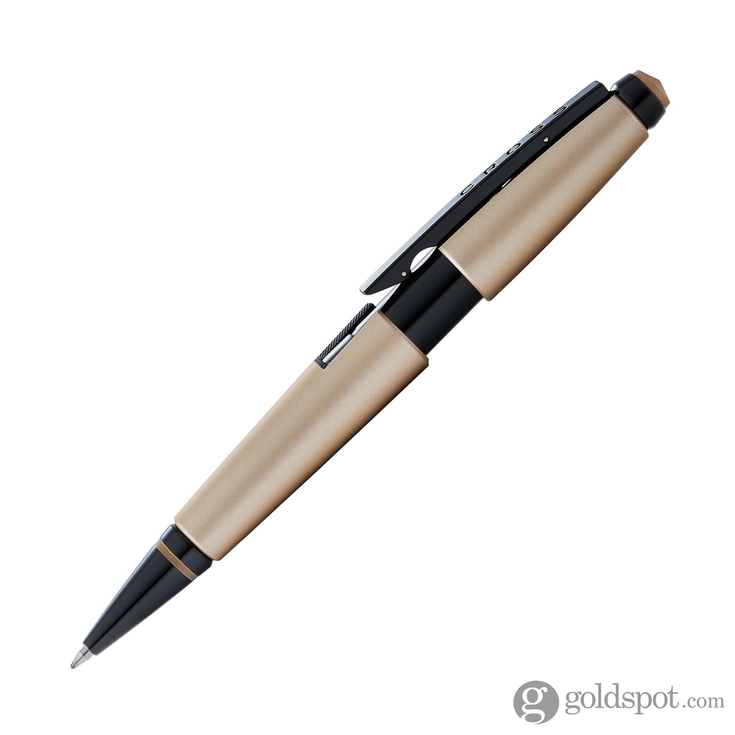 Cross Edge Capless Rollerball Pen in Matte Hazelnut with Black PVD Trim Rollerball Pen