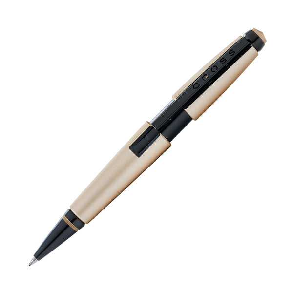 Cross Edge Capless Rollerball Pen in Matte Hazelnut with Black PVD Trim Rollerball Pen