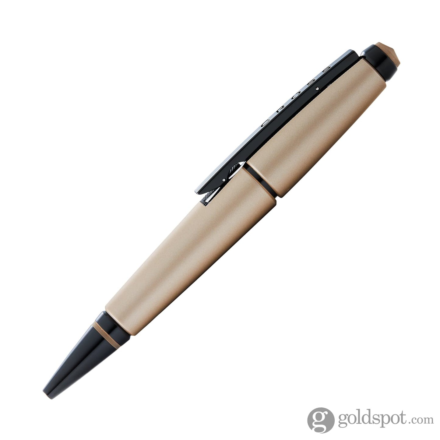 Cross Edge Capless Rollerball Pen in Matte Hazelnut with Black PVD Trim Rollerball Pen