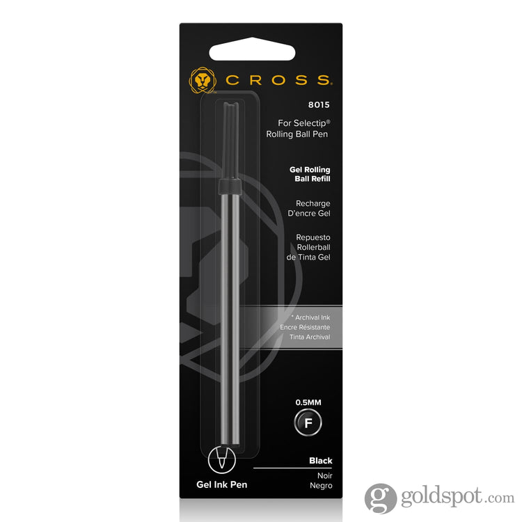 Cross Rollerball Refill in Black - Fine Point Rollerball Refill