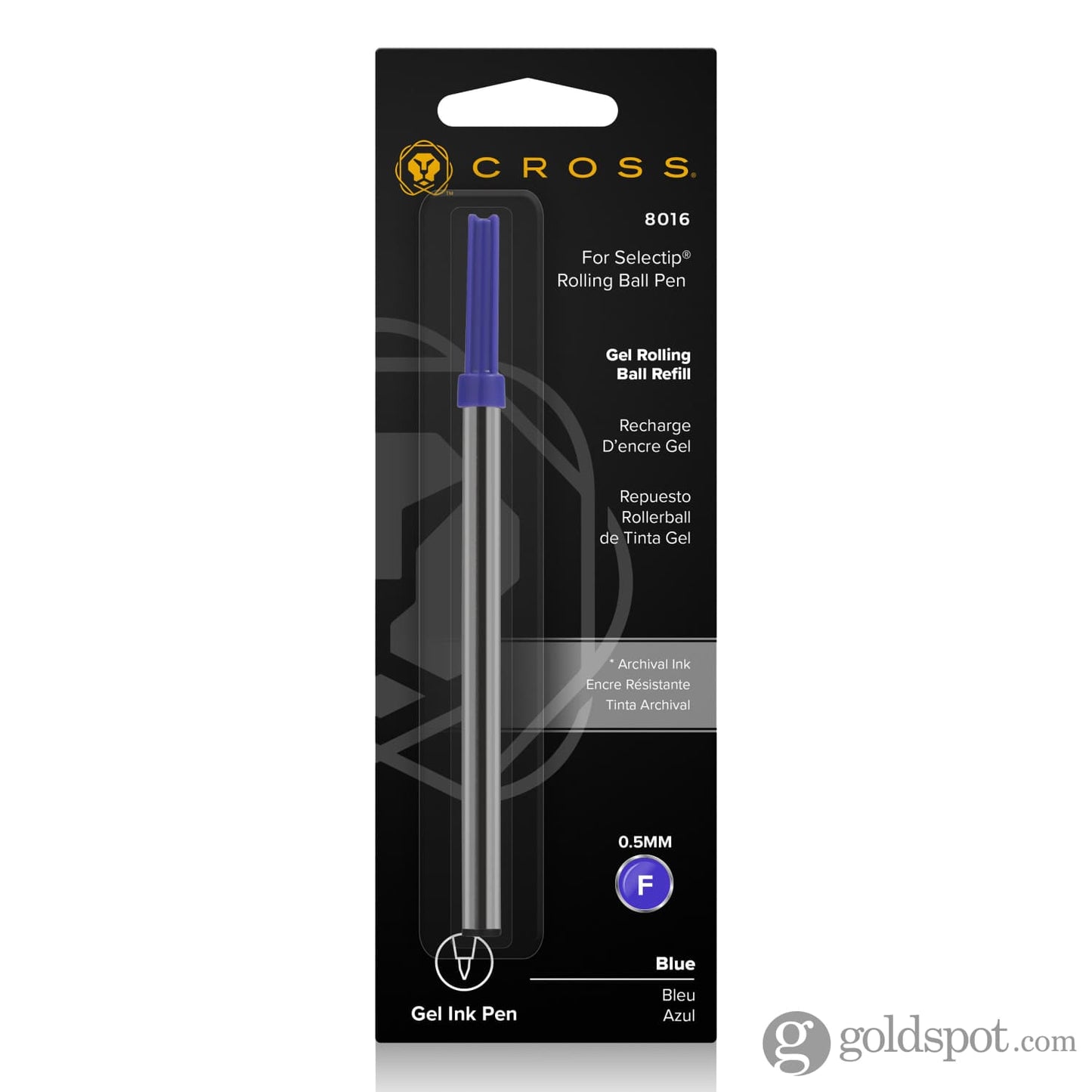 Cross Rollerball Refill in Blue - Fine Point Rollerball Refill