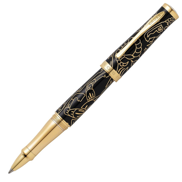 Cross Sauvage Zodiac Rollerball Year of the Goat in Black Lacquer Rollerball Pen