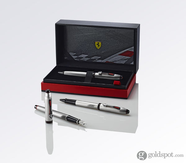 Cross Scuderia Ferrari Townsend Rollerball Pen in Brushed Aluminum Rollerball Pen